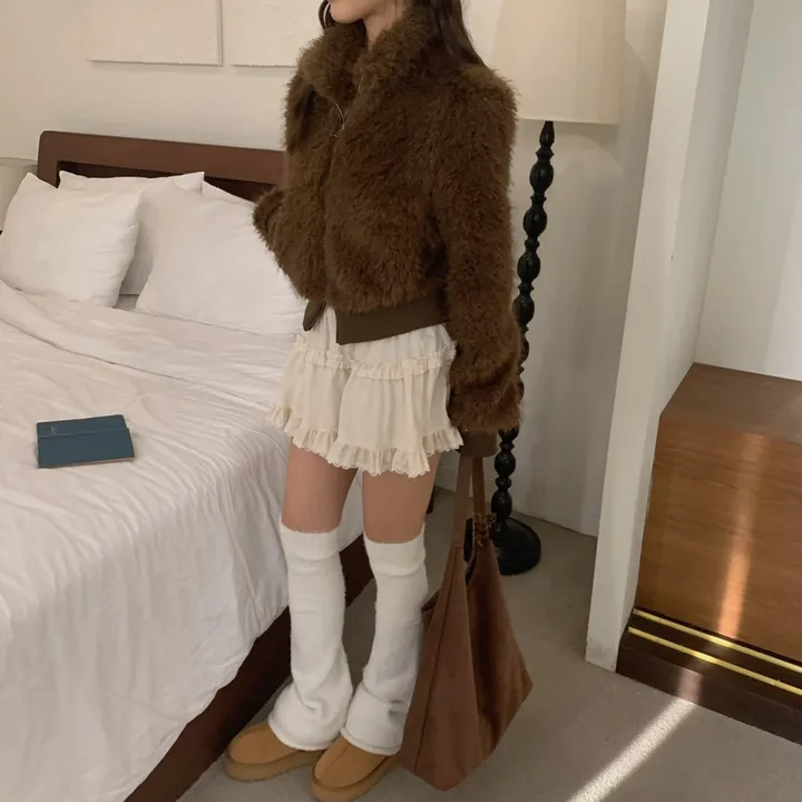 [분위기갑🤎퀄리티굿!] 따뜻, 하이넥 하프 퍼 집업 점퍼 상세 이미지 14