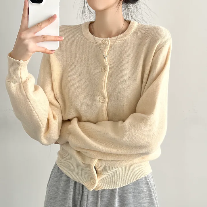 [🏆주문폭주!!/컬러추가/고백인증!❤️] 데일리 위드미 유넥 가디건 9color 상세 이미지 10