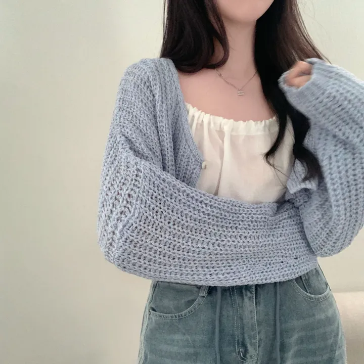 [아방🤍/new신상!]누가봐도 아방핏, 왕크롭 썸머 린넨 부클 원버튼 루즈핏 가디건 상세 이미지 30