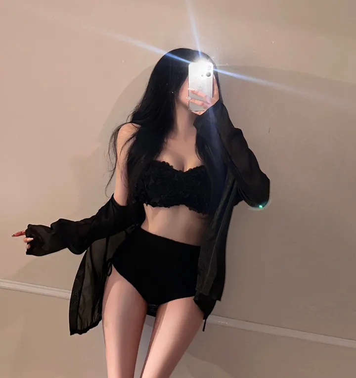[최저가!!/리얼핏보장/셔츠set] 셔링 뱃살커버 하이웨스트 리본 커버업 웨딩 꽃 크롭 나시 탑 시스루 롱 셔츠 가디건 세트 3pcs 휴양지룩 비키니 모노키니 수영복 해외여행 상세 이미지 10