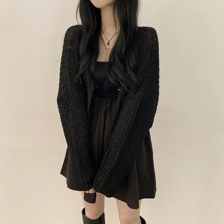 [고퀄!살탐방지] 왕박시 린넨 부클 여름니트 벌룬 크롭가디건 상세 이미지 43