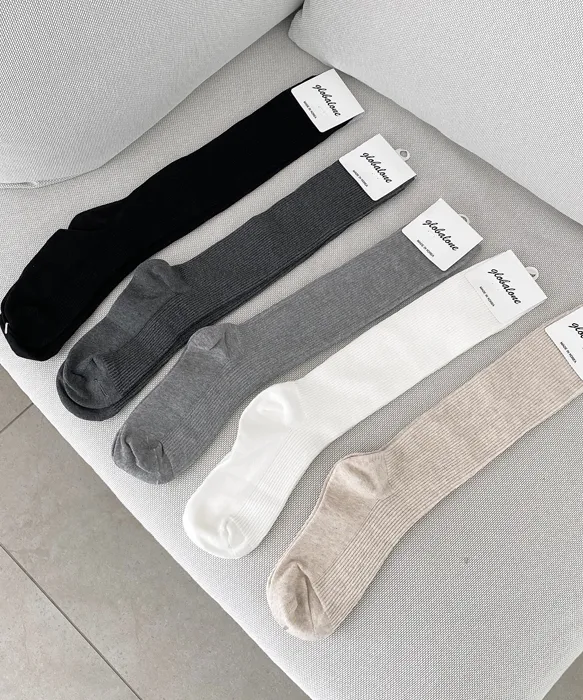 [당일발송] (2족세트) 슈리 슬림골지 반스타킹 니삭스 양말