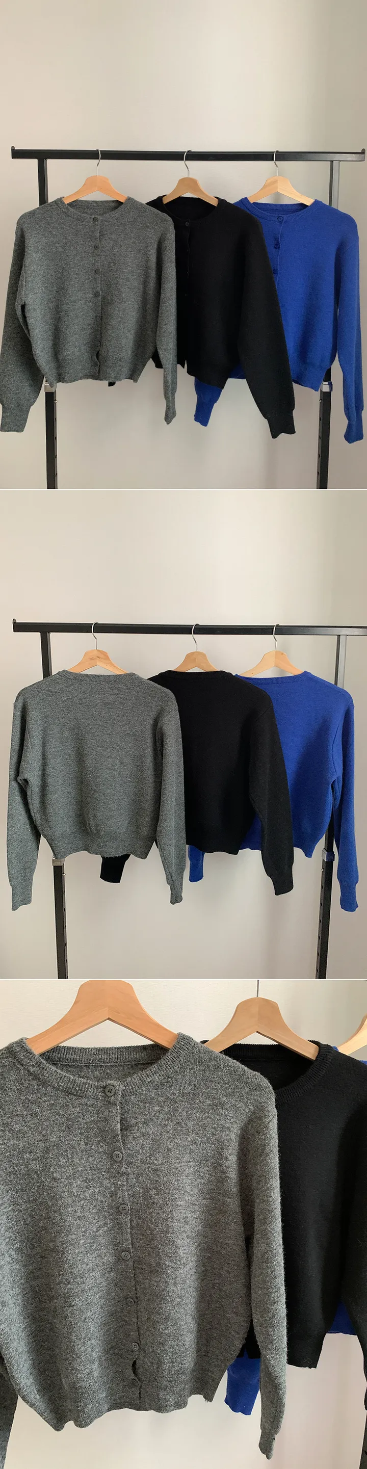 [MD적극추천🤍/후기극찬✨] basic round button cardigan 상세 이미지 41