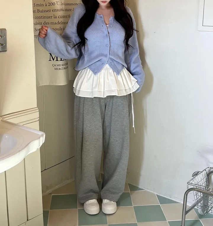 [다음날도착!당일배송/봄가디건/핏보장]라운드 벌룬 아방핏 니트 가디건/9color 상세 이미지 13