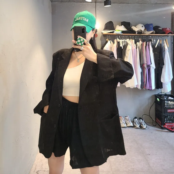 오버핏 대디 린넨자켓 상세 이미지 29