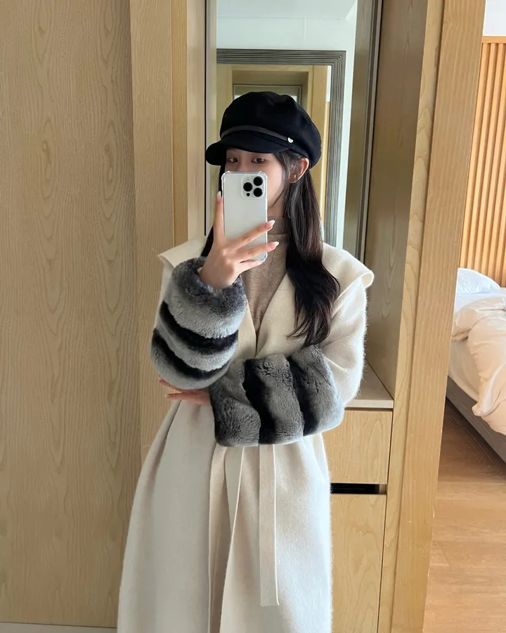 [국내제작]스웨이드 레더벨트 마도로스 캡모자 3color 상세 이미지 25