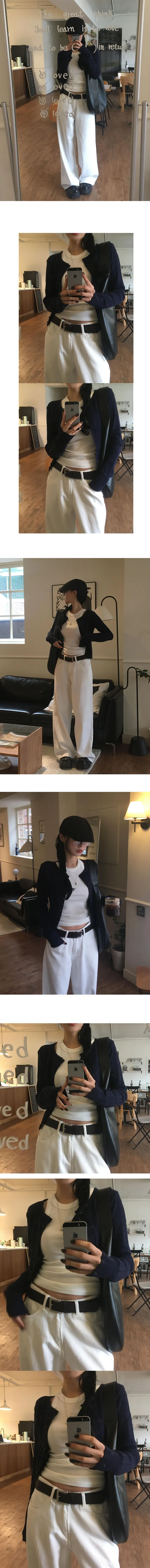 [코디필수🖤] 사각 벨트 - 2color 상세 이미지 7
