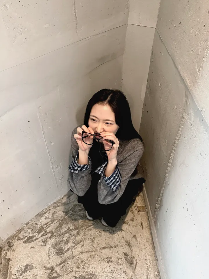 [5color/개강룩] 체크 배색 니트 가디건 상세 이미지 38