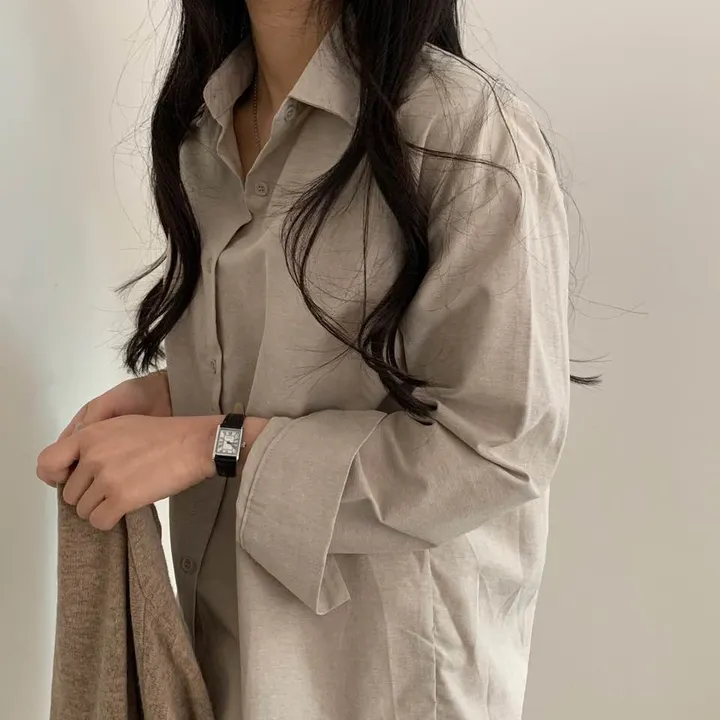 [컬러추가] 고급스러운, 옥스포드 박시핏 셔츠;7col 상세 이미지 43