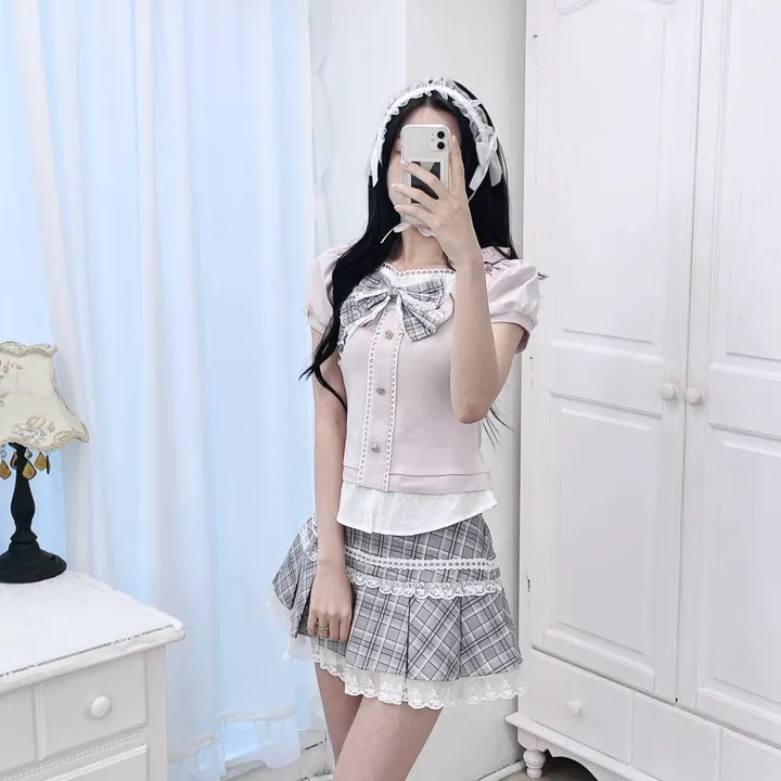 사치코 핑크 투피스 상세 이미지 9