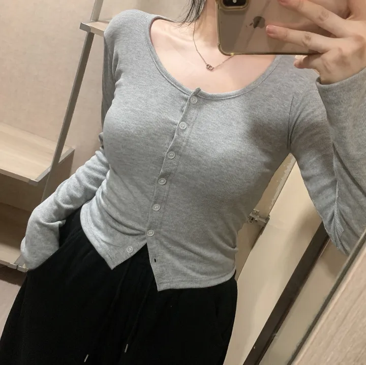 *[-3kg]슬림핏 가디건 티셔츠 상세 이미지 18