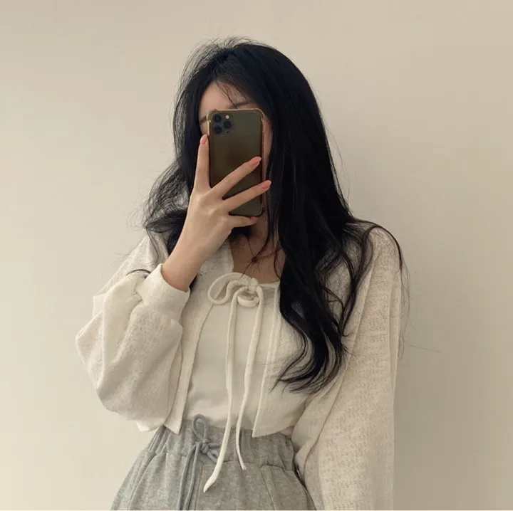 부클 볼레로 크롭 가디건 3color 상세 이미지 7