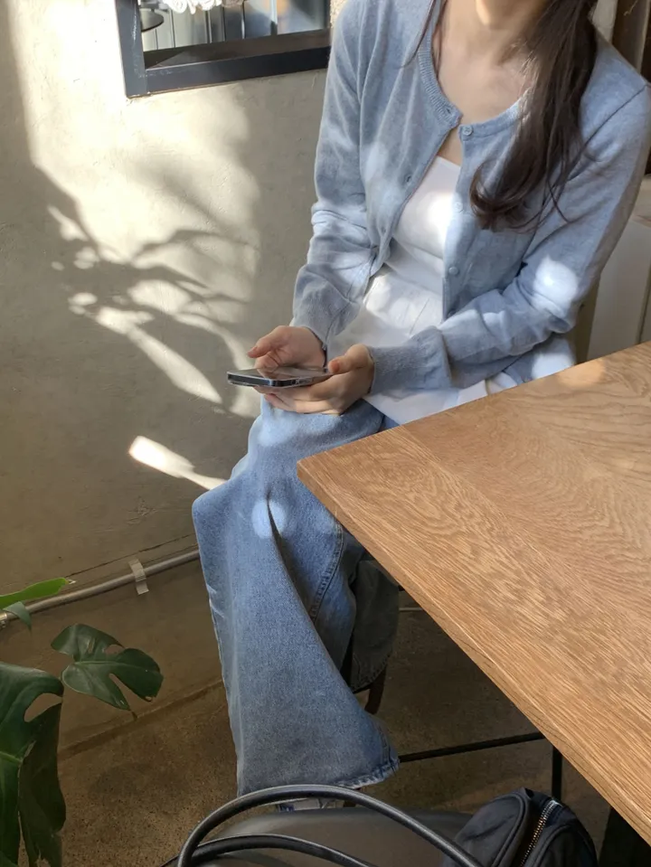 [컬러추가/잘록핏] 유닛 베이직 가디건 상세 이미지 5