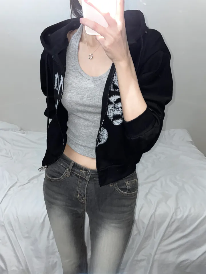스테이트 세미크롭 투웨이 후드집업 (4color) 상세 이미지 18