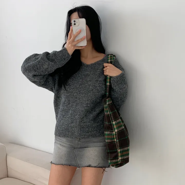 🌼2color🌼 윈터 체크 에코백🚚당일출고🚚 (그린, 네이비) 크리스마스, 연말파티, 겨울신상⛄︎ 상세 이미지 33