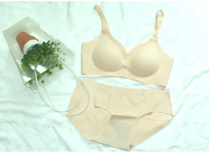 [볼륨업❤~XXL까지!👌] 보들보들한 심리스 밀착 볼륨업 노와이어 여성속옷 브라팬티세트 8색상 / N6050 상세 이미지 26