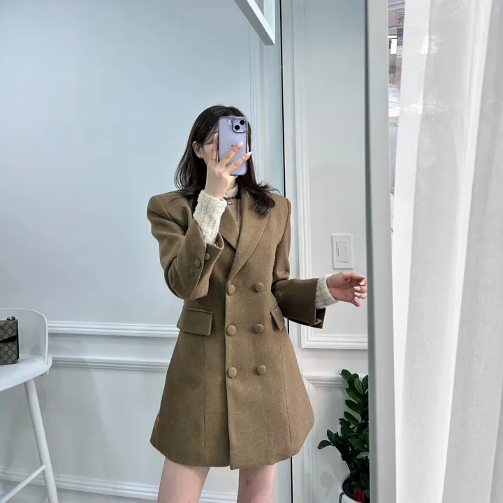 울 라인 더블 하프 코트 3color 2size 상세 이미지 14