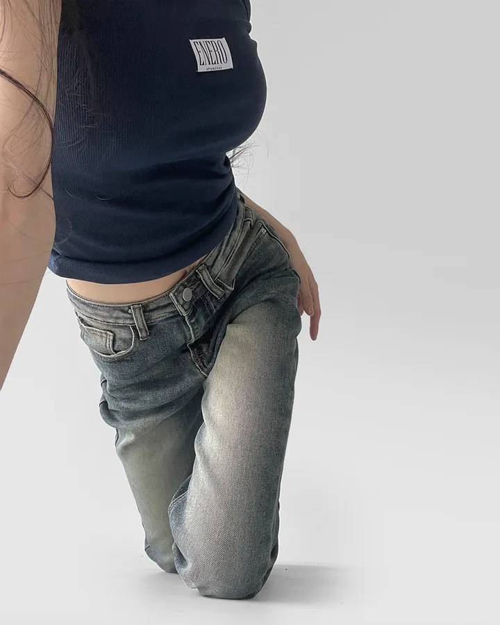 [~XL/2기장] 보헤미안 포켓걸 인어핏 S라인 워싱 부츠컷 데님 팬츠 바지 상세 이미지 44