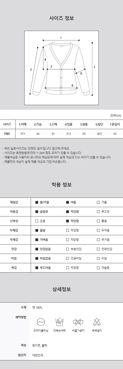 아델 브이넥 니트 가디건 (수입의류/슬림핏) 상세 이미지 27
