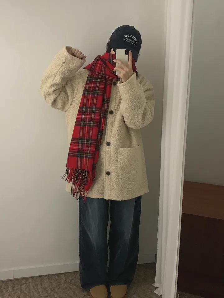 부클하프코트 (3color) 상세 이미지 24