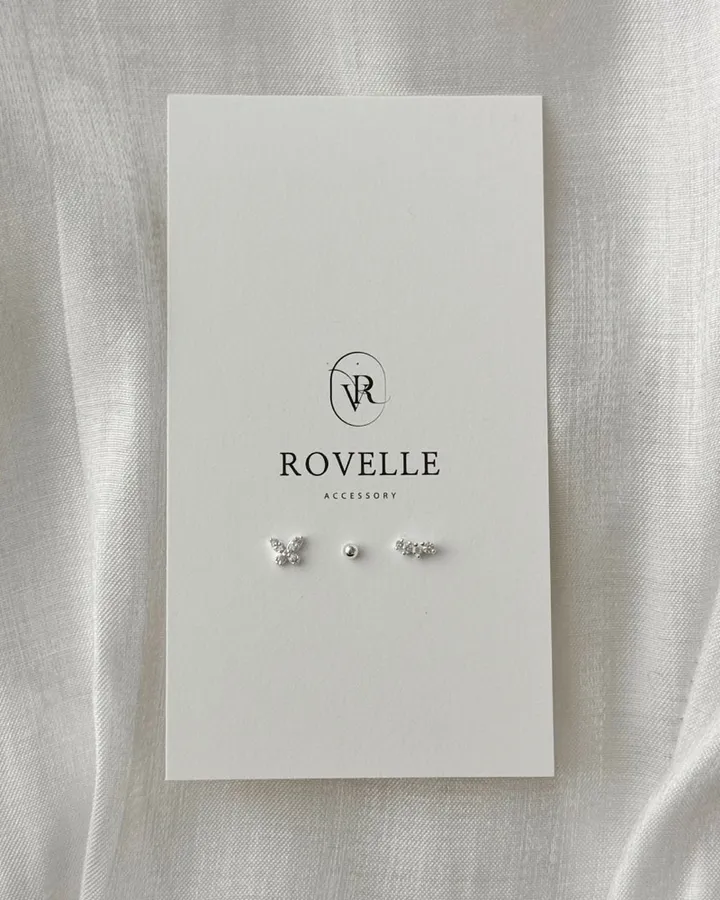 [925silver/3set] some one 미니 나비 큐빅 볼 925실버 피어싱세트 상세 이미지 10