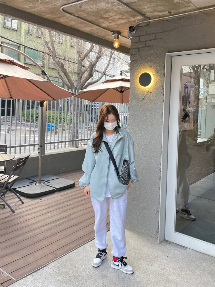 [주문폭주/MADE] 남녀공용 로제 오버핏 레더자켓 상세 이미지 123