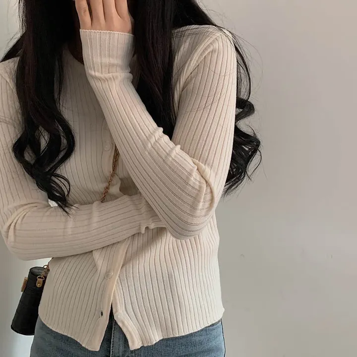 진심 여리핏, 골지 니트 가디건 ;9col 상세 이미지 31