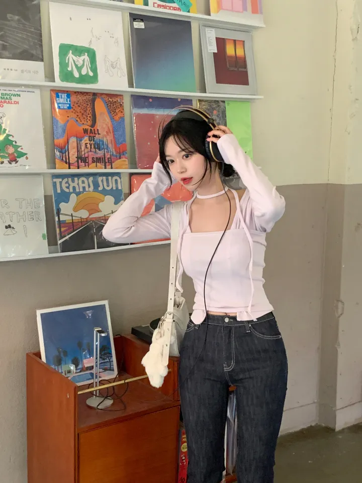 [MADE/3pcs/활용도최고] 비올라 브이넥 탑 가디건set (6color) 상세 이미지 80