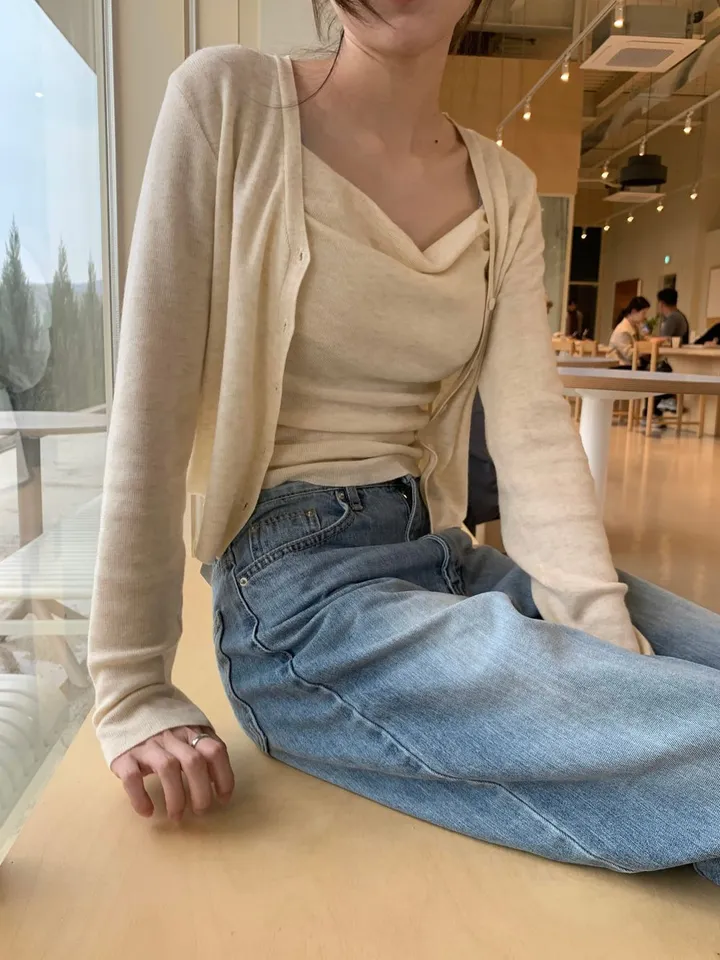 레이지 나시 가디건 세트 상세 이미지 9