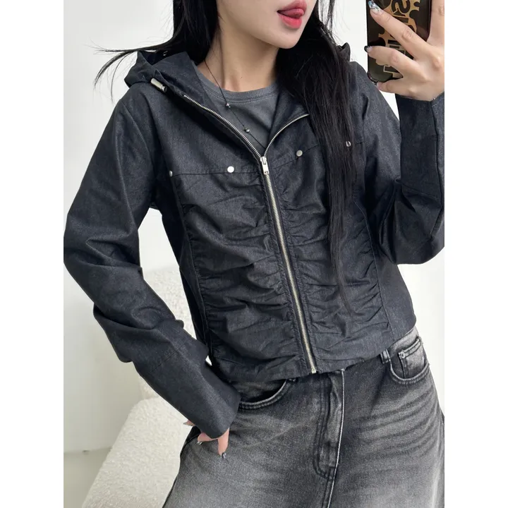 ★2/25 출고예정★❤️‍🔥컬러추가│누적판매2,000 돌파 기념❤️‍🔥비죠 버튼 포인트 블랙 루즈 와이드 빈티지 데님 팬츠(3-5일 여유주문) 상세 이미지 25