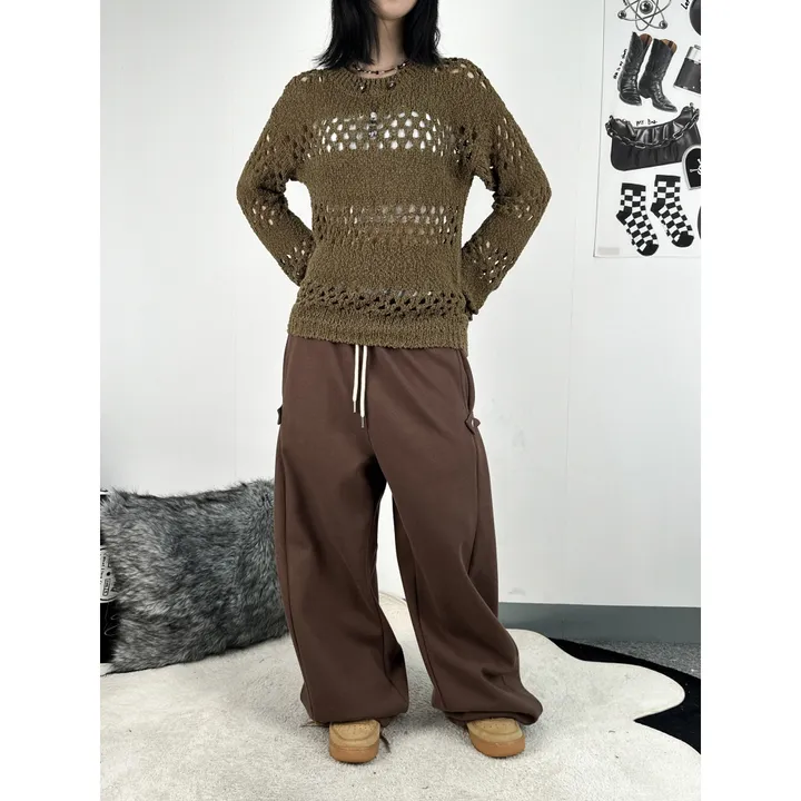 기모선택❤️[UNISEX/소장추천!/6color!]데이유 비죠 스냅 버튼 포인트 루즈 와이드 벌룬 트레이닝 팬츠(3-5일 여유주문) 상세 이미지 13