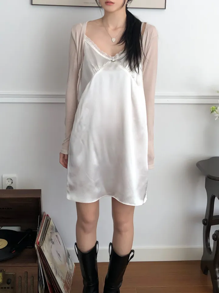 텐셀 브이넥 가디건 (3color) 상세 이미지 3