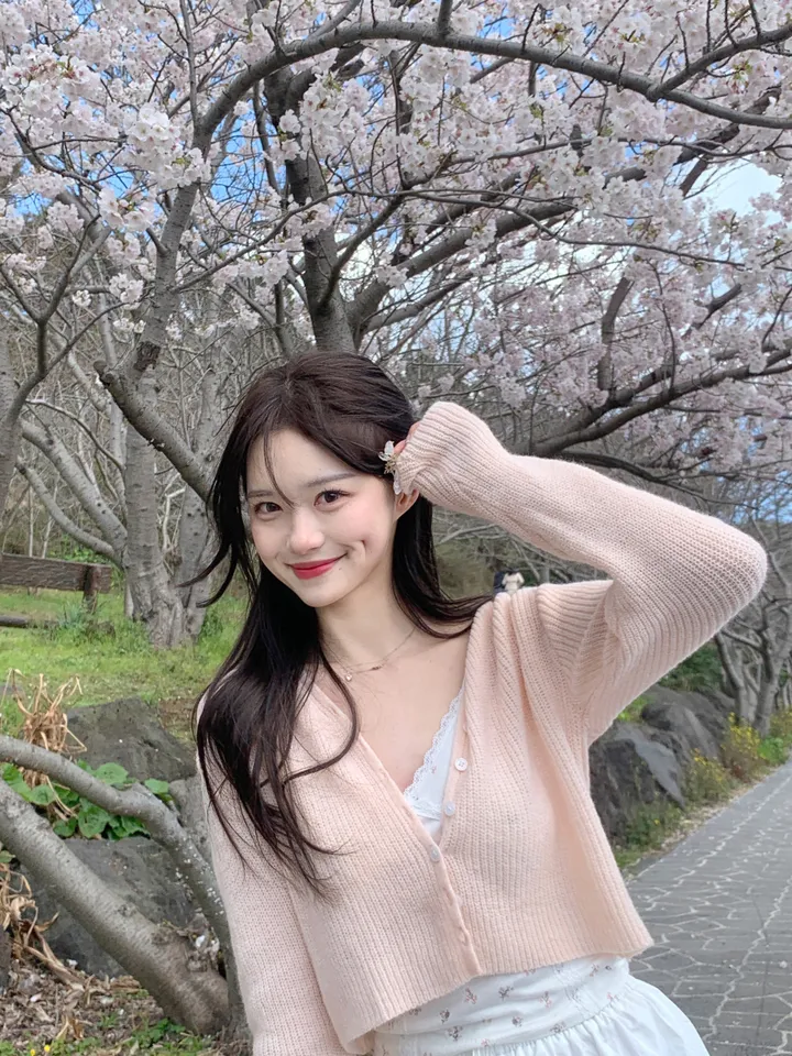[MADE][봄필수템💕/벚꽃룩/데이트룩🎀] 로제 스프링 하찌 가디건 (7color) 상세 이미지 12