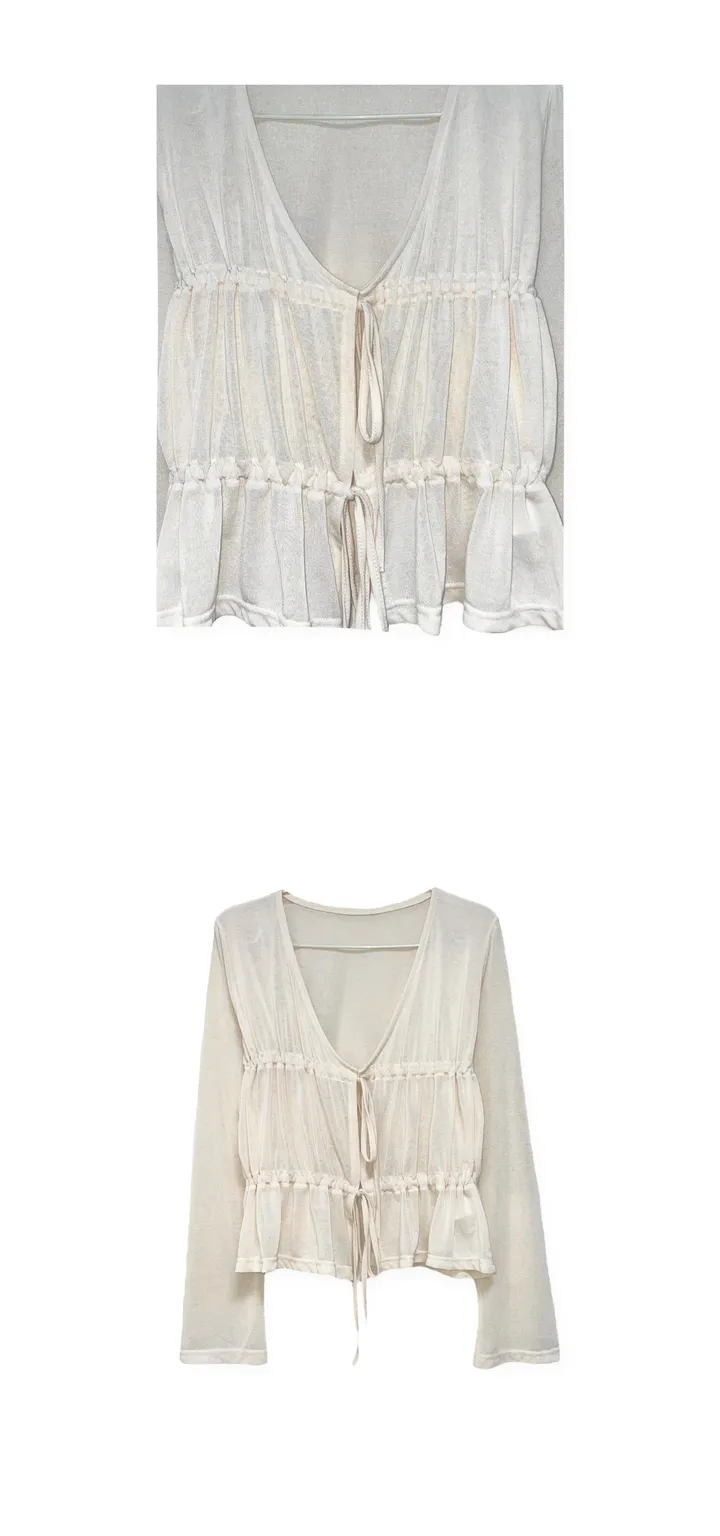 shirring cardigan (2color) / 셔링 가디건 상세 이미지 41