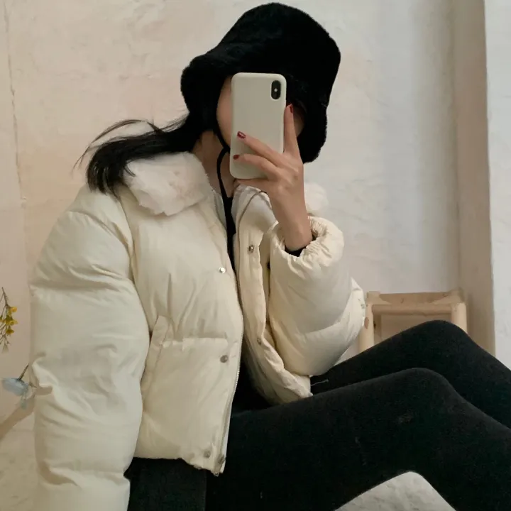 [당일출고❤️] 밍크 귀도리 버킷햇 겨울 방한 모자 얼굴소멸 벙거지 소프트 퍼 모자 귀달이 3color 상세 이미지 11