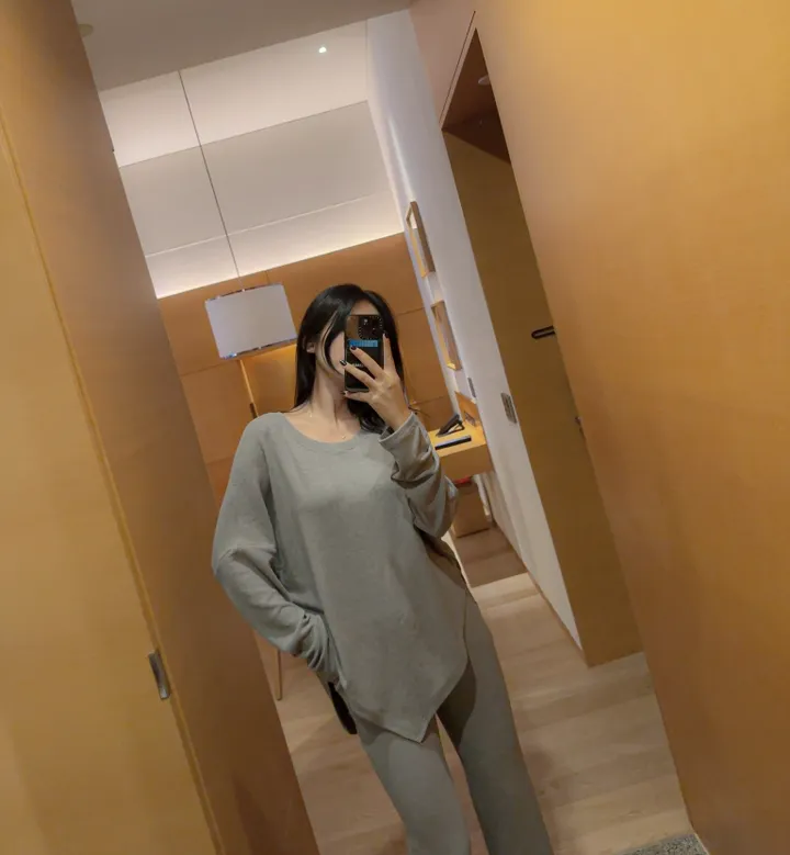 [Made /단품구매가능 /세트3000원할인] 촉촉 촤르르 연유 라떼 트레이닝 세트 여리핏 꾸안꾸 퀄보장 데일리set 핏보장 봄 신상 상세 이미지 153