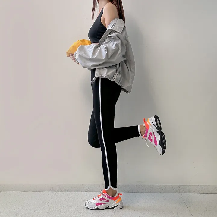 밴딩/데일리/운동복 랍바 라인 소프트 쫀쫀 하이 레깅스 (3컬러) 상세 이미지 18