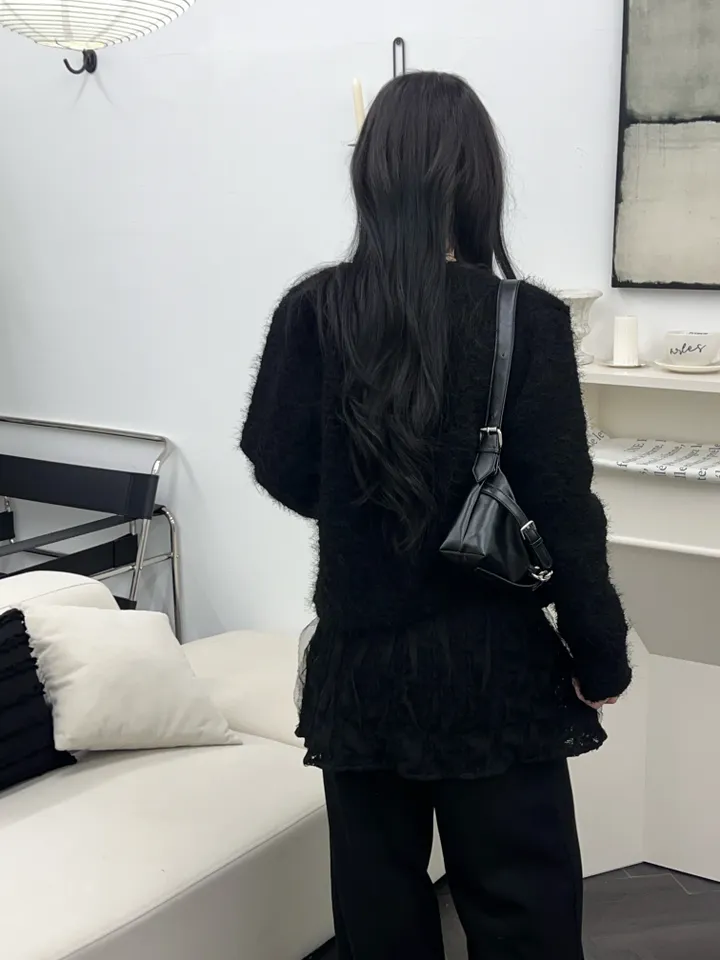 [최저가 할인중%🌼]스노우 퍼 가디건 3color 상세 이미지 48