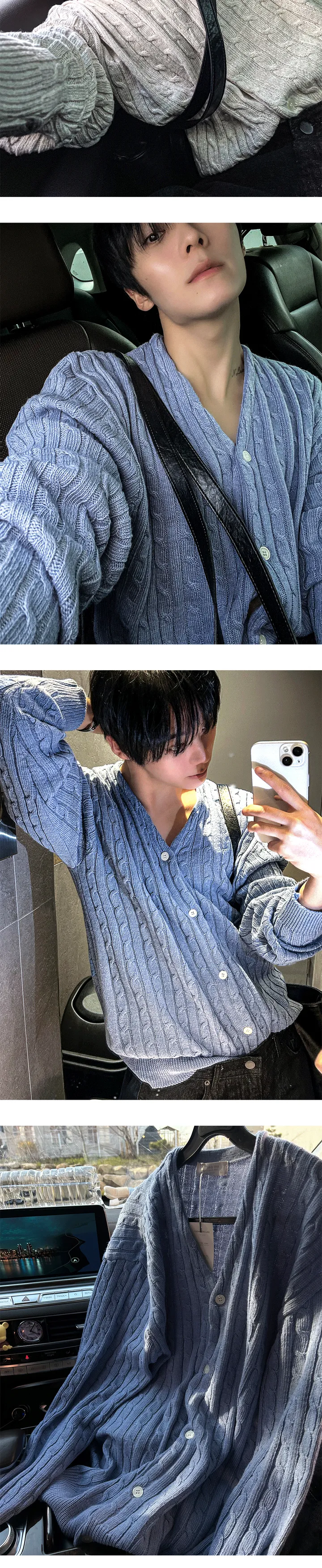 미리봄🌱 [ALL 20%/주문폭주] 로운디테일 케이블 가디건 상세 이미지 6
