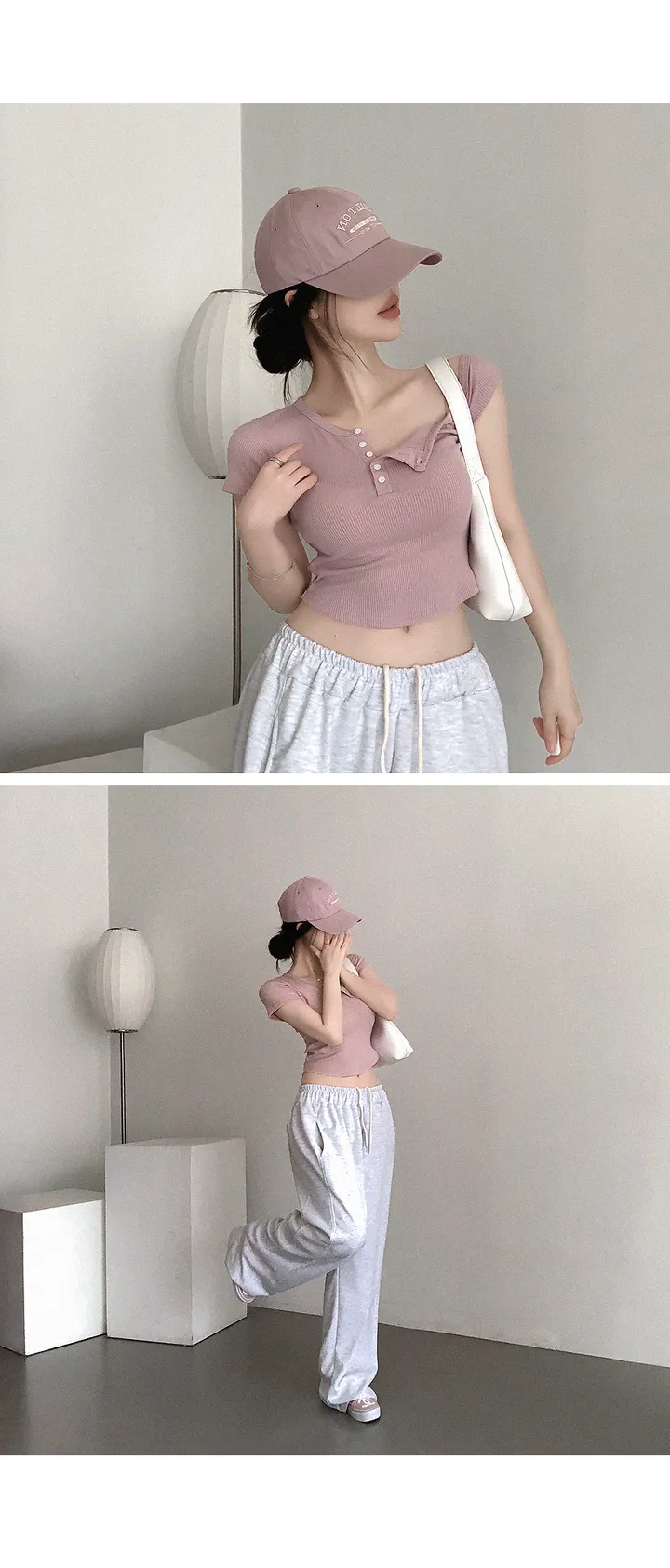 [만능코디/컬러예쁨!] T 레터링 빈티지 데일리 볼캡 봄모자 봄볼캡 봄신상 상세 이미지 7