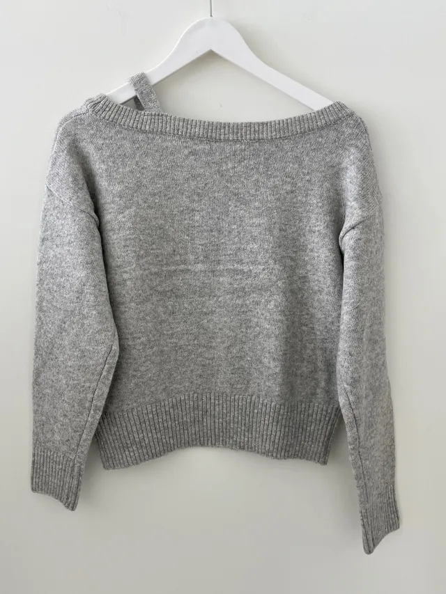 [고퀄리티]린느 원숄더 언발 크롭 니트 (4color) 상세 이미지 32