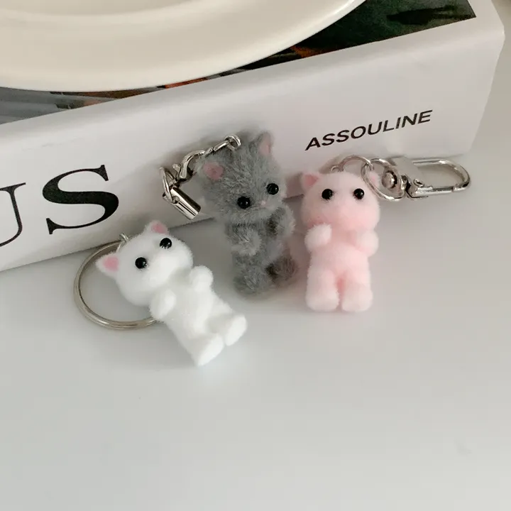 [🐻🐰🐱] 귀여운 아기 토끼 곰돌이 곰 고양이 키링 상세 이미지 5
