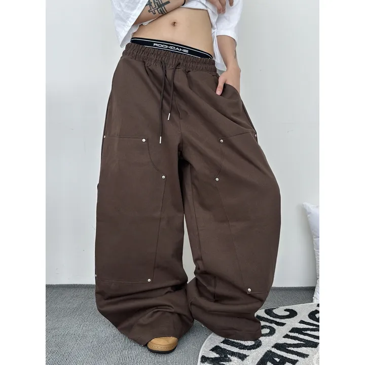 [UNISEX]라코 컬러 배색 포인트 빈티지 후드 야상 점퍼 자켓(3color) 상세 이미지 23