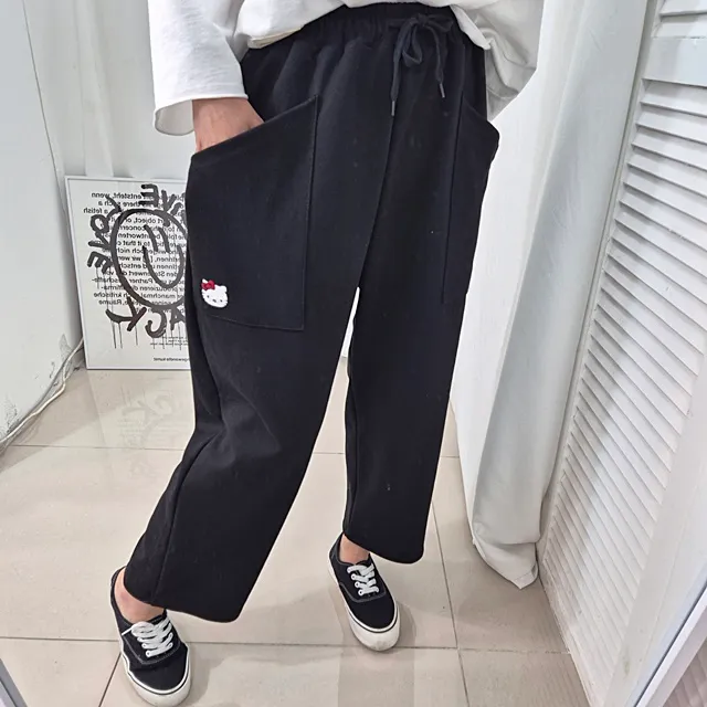 [~99SIZE]캐릭 자수 밴딩배기팬츠 상세 이미지 36