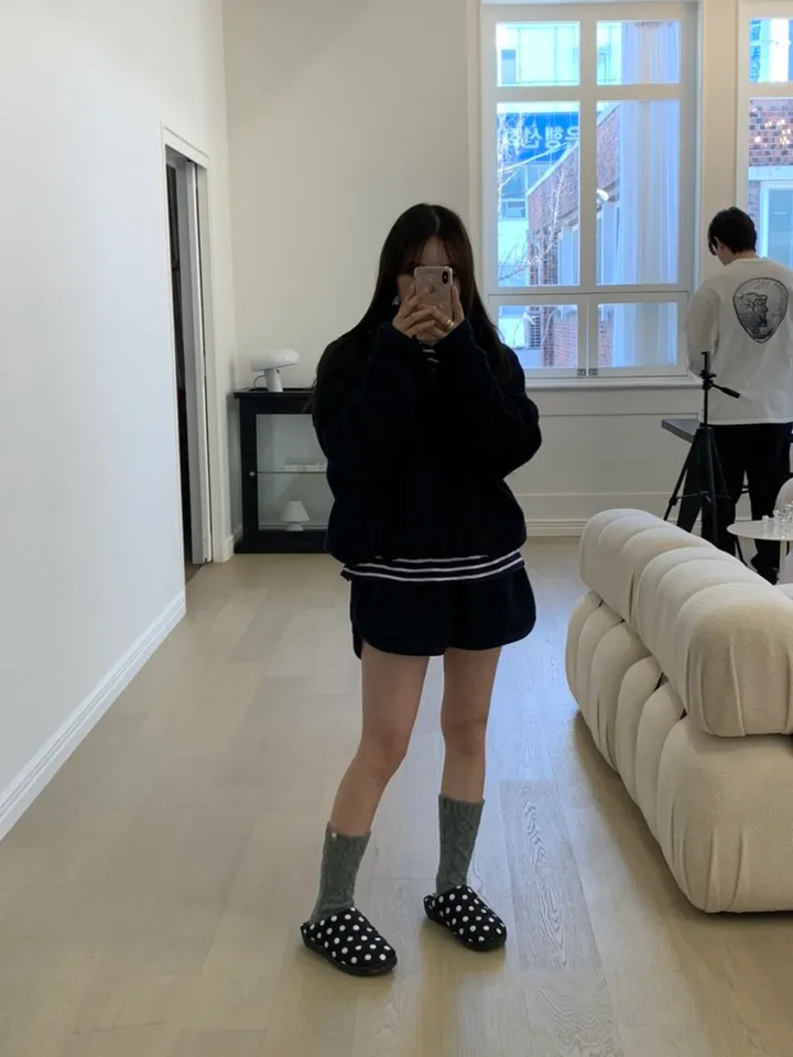덤블집업 [집업/반집업/플리스/코디추천/겨울코디/대학생/직장인/y2k] 상세 이미지 2