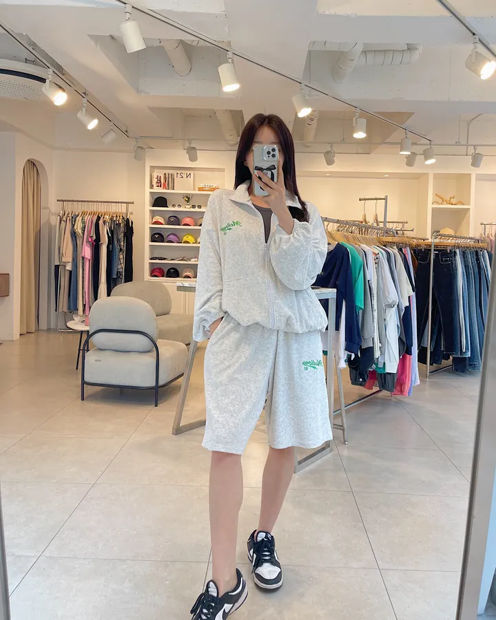 멜로우 테리 타올지 집업점퍼 4color 상세 이미지 9