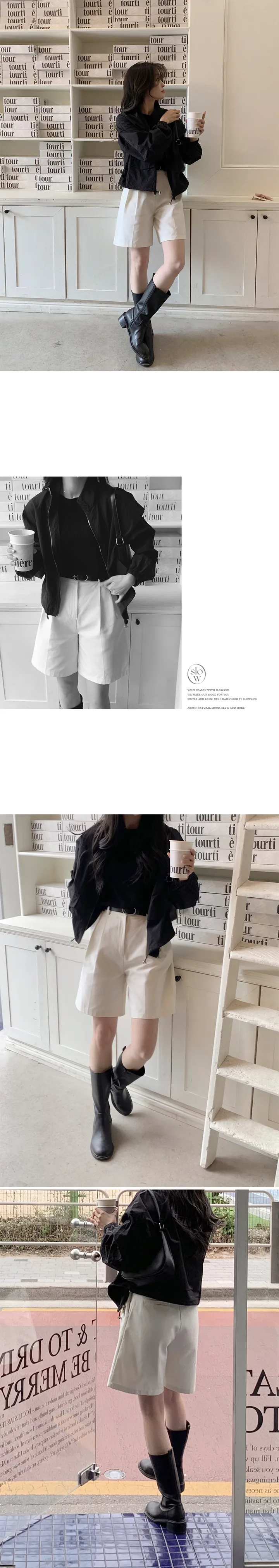[🤍와샤/놈코어룩] 모크 썸머데일리 야상점퍼 - 2 color (기획특가/여름아우터/자켓/점퍼/바스락/데일리/캐쥬얼/밑단스트링/세미크롭) 상세 이미지 10