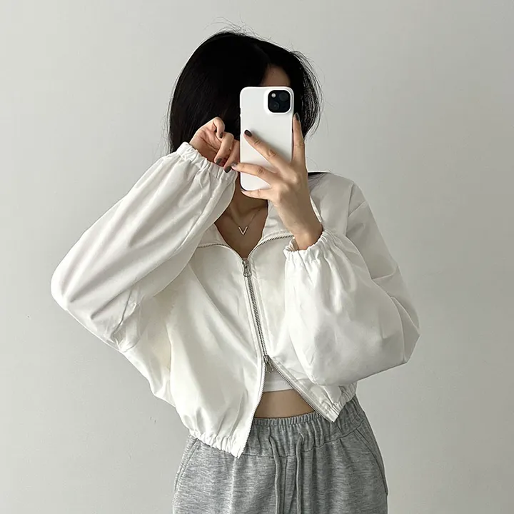 *봄신상*[아방핏!안감o 바람막이 항공점퍼 크롭점퍼] 솔로포켓투웨이집업자켓 상세 이미지 6