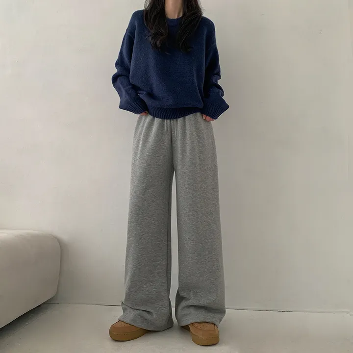 [MADE/숏,기본,롱] 모어러블 밀카 와이드핏 트레이닝 밴딩 롱 팬츠 7colors 상세 이미지 12