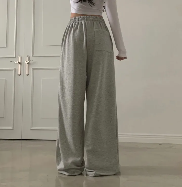 Made [봄컬러추가/🤍숏,롱!] 비어 사이드스냅 비죠, 버튼 롱와이드 트레이닝 추리닝 밴딩팬츠 - 12color 상세 이미지 6